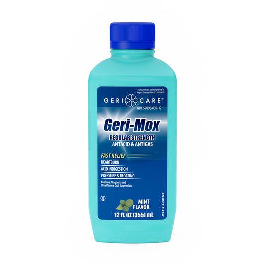 ANTACID, LIQ GERI-MOX ANTIGAS REG STRNTH MINT 12OZ (12/CS)