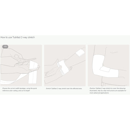 BANDAGE, TUBIFAST BLU LG 3 1/8"X33'