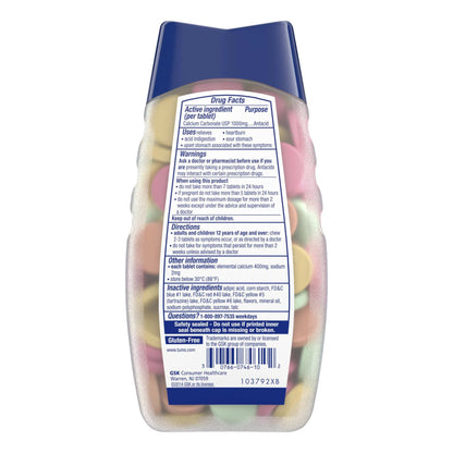 TUMS, TAB CHEW X-STRNTH 750 SMOOTHIES ASTD FRUIT (60/BT)