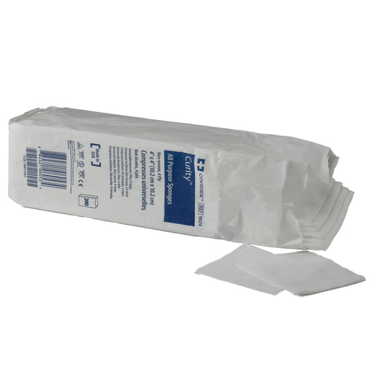 SPONGE, GAUZE CURITY 3PLY 2"X2" (200/BG 25BG/CS)