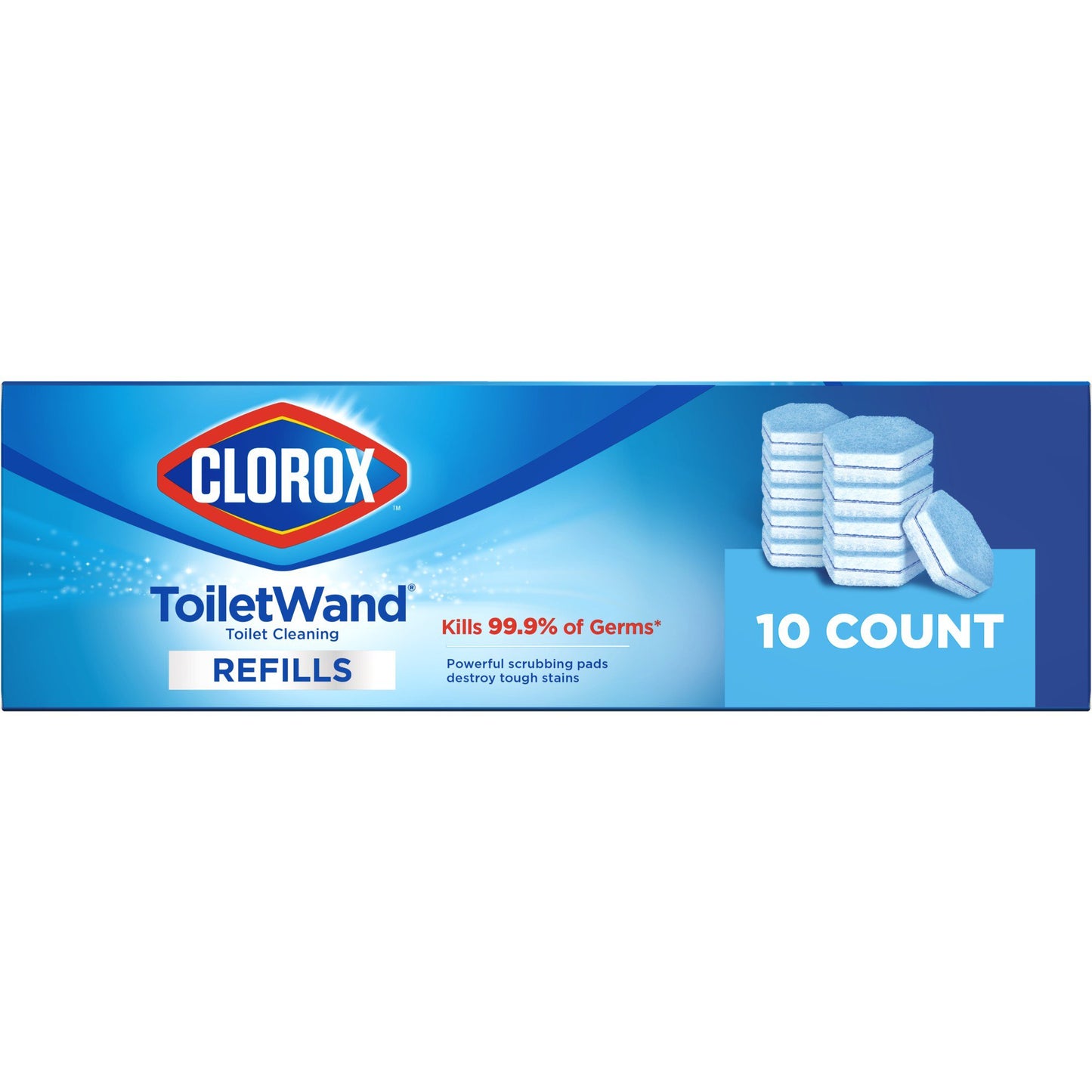 PAD, REFILL F/CLOROX TOILET WAND (10/PK 6PK/CT)
