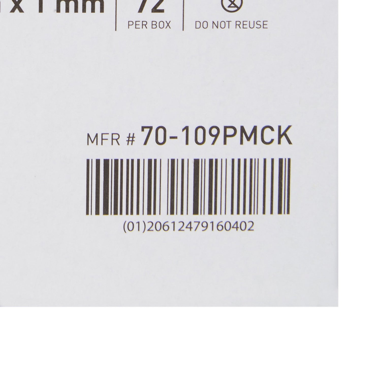 SLIDE, EXTRA-FROSTED PREMIUM 25X75X1MM (72/BX 20BX/CS)