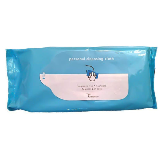 WIPE, WET PERINEAL CLNSR N/FLSHBL 9"X13" (42/PK 24PK/CS)