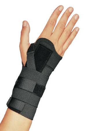 WRIST BRACE, UNIV ELAS BLK XLG
