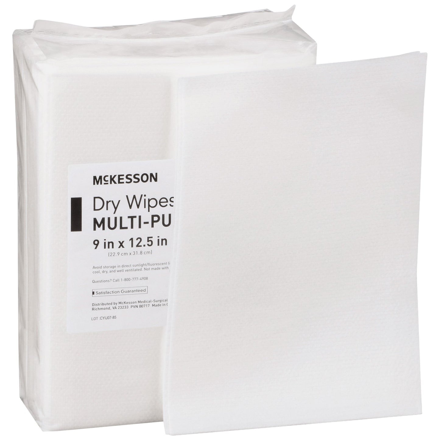 WIPE, DRY MULTI PURP 9X12.5 (48/PK 16PK/CS)