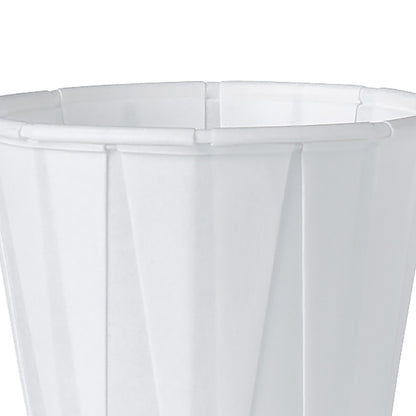 CUP, PAPER SOUFFLE PORTN TRTD WHT 3.5OZ (100/SL 50SL/CS)