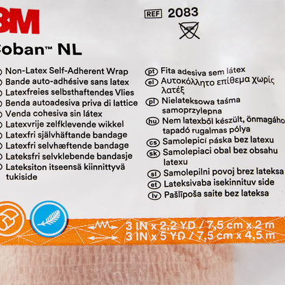 BANDAGE, COBAN LF 3"X5YDS (24RL/CS) 3M