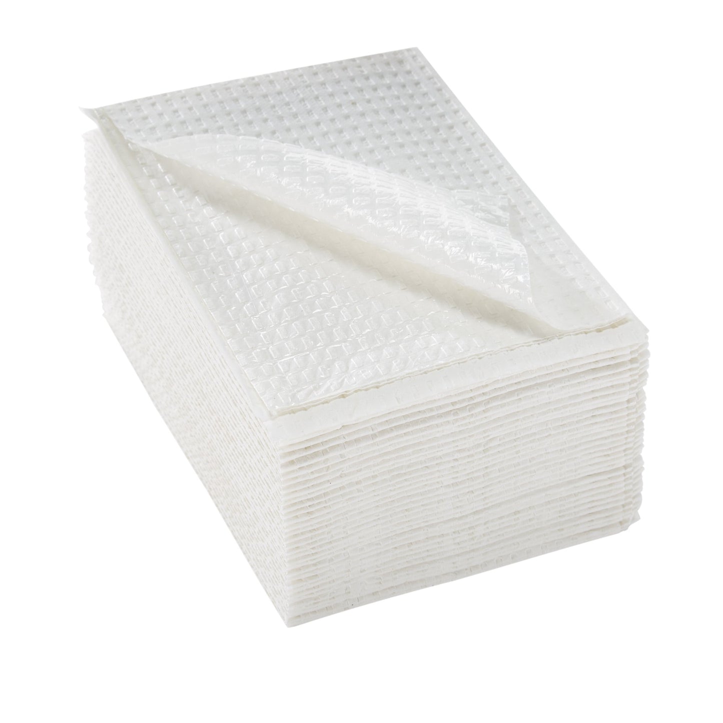 TOWEL, PRO 2PLY POLY WHT 13X18(250/CS)