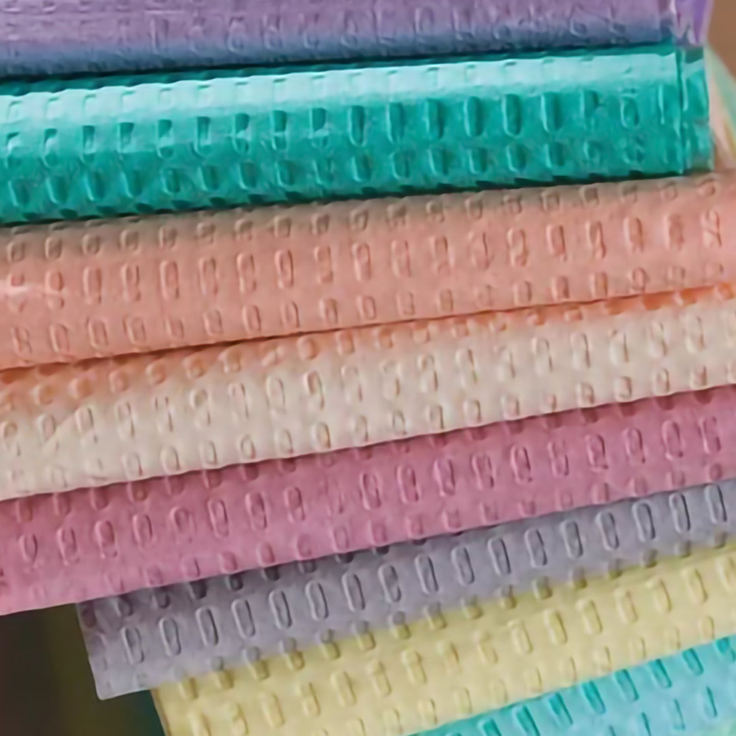 TOWEL, WAFFLE TISSUE 2PLY BLK 13"X18" (50/BX 10BX/CS)