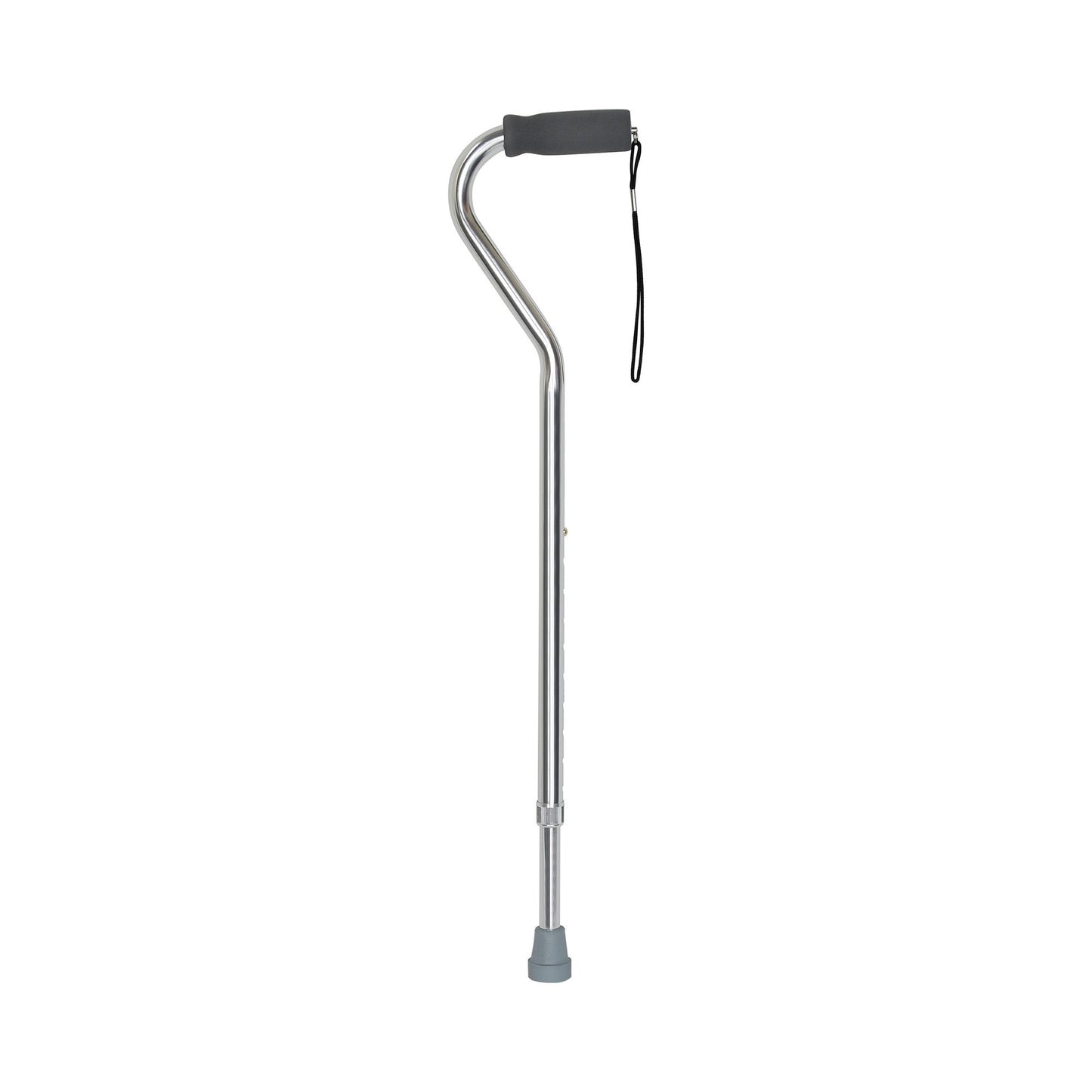 CANE, OFFSET ALUM SILVER (6/CS)