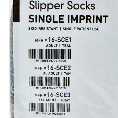 SLIPPER, TERRY ECONOMY SNGL THREAD LF ADLT 2XLG (48PR/CS)
