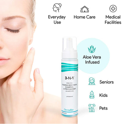 CLEANSER, 3-IN-1 FOAM 7.5OZ (12/CS)