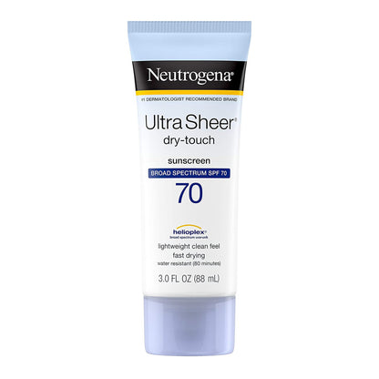 SUNBLOCK, NEUTOGENA ULTRA SHEER SPF70 12/CS) J&JOTC