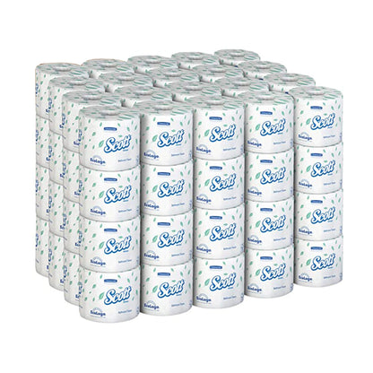 TISSUE, TOILET SCOTT 1PLY (80RL/CS) KIMCON