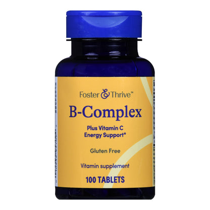 VITAMIN B COMPLEX+C, TAB FT SM(100/BT)