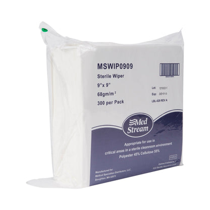 WIPE, DRY SURFACE LINT FREE STR 9"X9" (300/PK 12PK/CS)