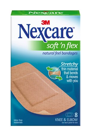 BANDAGE, ADH NEXCARE SOFT N FLEX 2"X4" (8/BX 24BX/CS)