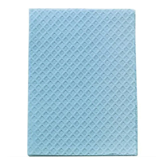 TOWEL, PROF 2PLY POLY BLU 13X18 (500/CS)