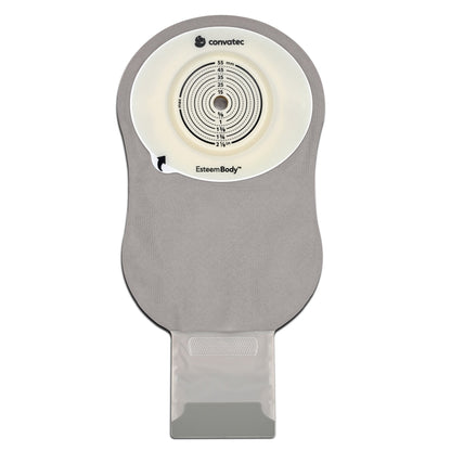 POUCH, OST DRAINABLE CUT-FIT BARR OPAQ 10-45MM 11" (10/BX)