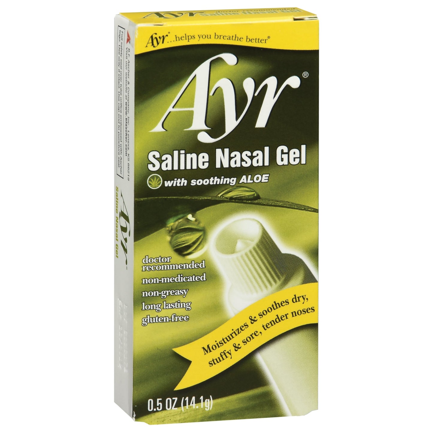 AYR SALINE NASAL GEL, TB .5OZ