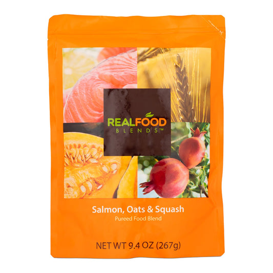 ENTERAL FEEDING, SALMON/OATS &SQUASH (12/CS)