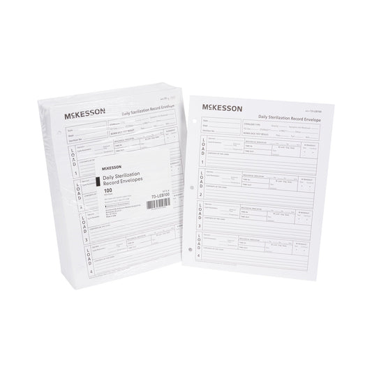 ENVELOPE, STERILIZER RECORD (100/PK 10PK/CS)
