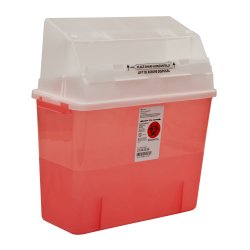 CONTAINER, SHARPS TRANS RED 2GL (12/CS)