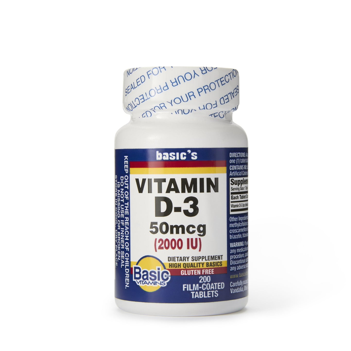 VITAMIN D, TAB 2000IU (200/BT)