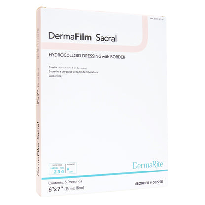 DRESSING, DERMAFILM SACRAL 6"X7" (5/BX)