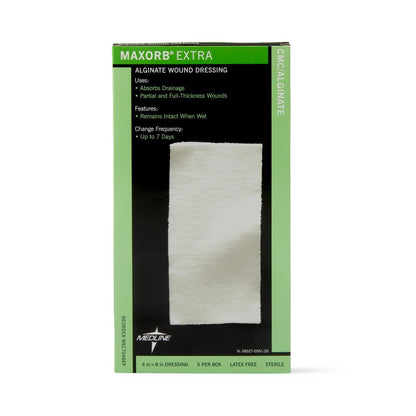 DRESSING, MAXORB X ALGINATE CAL 4X8 (5/BX 10BX/CS)