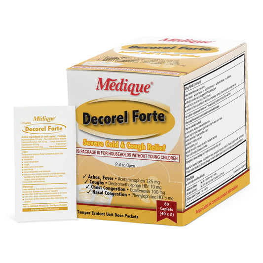 DECOREL FORTE, CAPLET 325-10-100 5MG (80/BX)