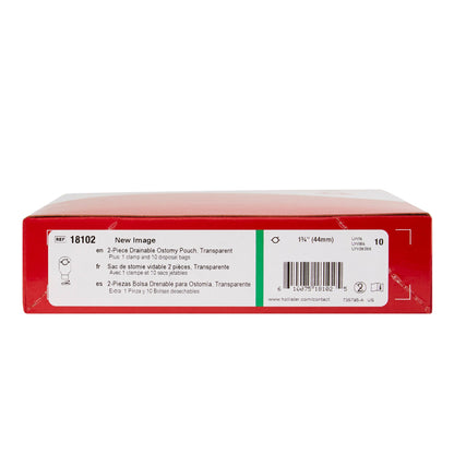 POUCH, OSTOMY DRAIN NEW IMAGE 1 3/4" (10/BX)
