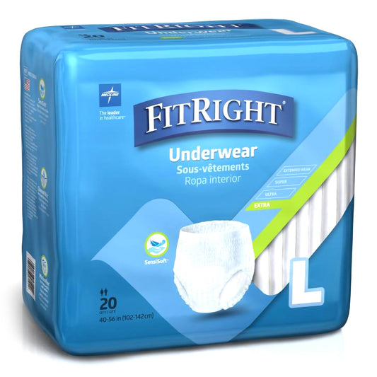 UNDERWEAR, PROT X UNSX WHT LG 40-56 (20/BG 4BG/CS)