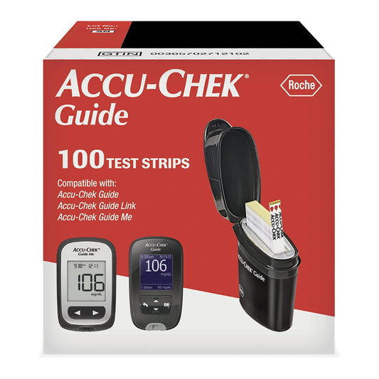 TEST STRIP, BLD GLUC ACCU-CHEKGUIDE/GUIDE ME METER (100/BX