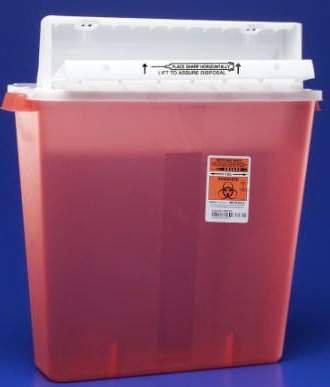 CONTAINER, SHARPS RED 4GL W/CBLID (10/CS)