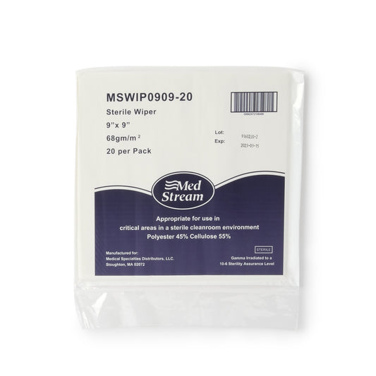 WIPE, DRY SURFACE LINT FREE STR 9"X9" (20/PK 15PK/BG 12BG/CS