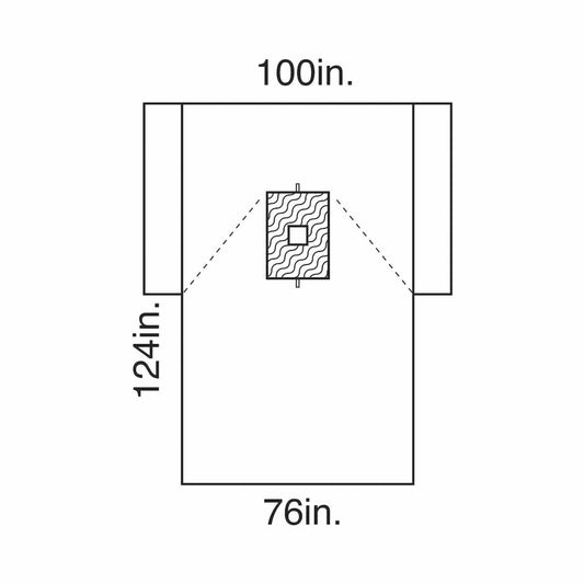 DRAPE, BREAST/CHEST 100"X76"X124" (10/CS)