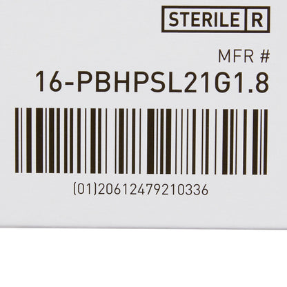 LANCET, HAEMOLANCE 21GX1.8MM (100/BX 20BX/CS)