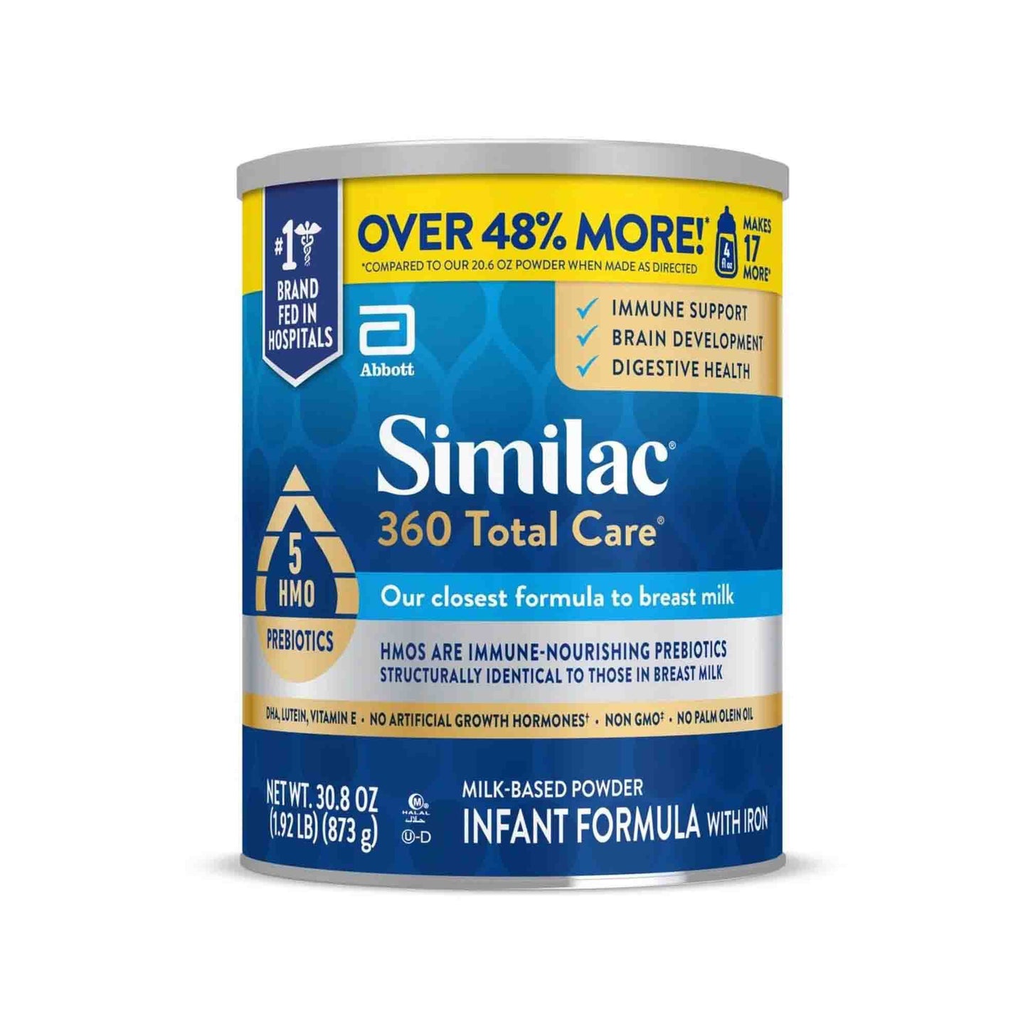 SIMILAC, PDR TOTAL CARE 360 30.8OZ (6/CT)