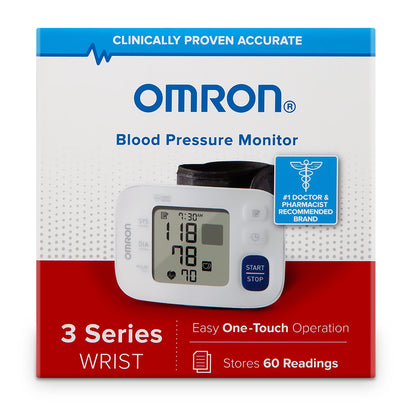 BP MONITOR, WRIST SERIES 3 OMRON HOME ADLT 5.3"-8.5"