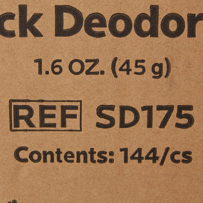 DEODORANT, STICK CLR 1.6OZ (144/CS)