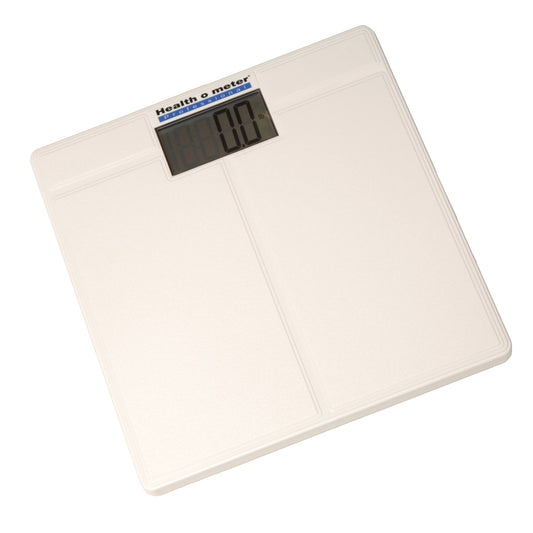 SCALE, FLOOR LCD PLASTIC WHT CAPACITY 397LB (4/CS)