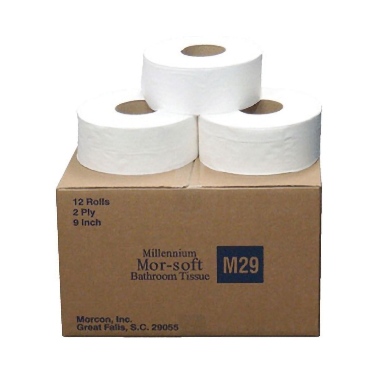 TISSUE, BATH MORSOFT 2PLY JUMBO WHT 9"X700' (12/CS)