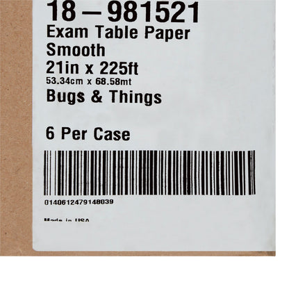 PAPER, TABLE SMOOTH BUGS PRNT 21"X225' (6/CS)