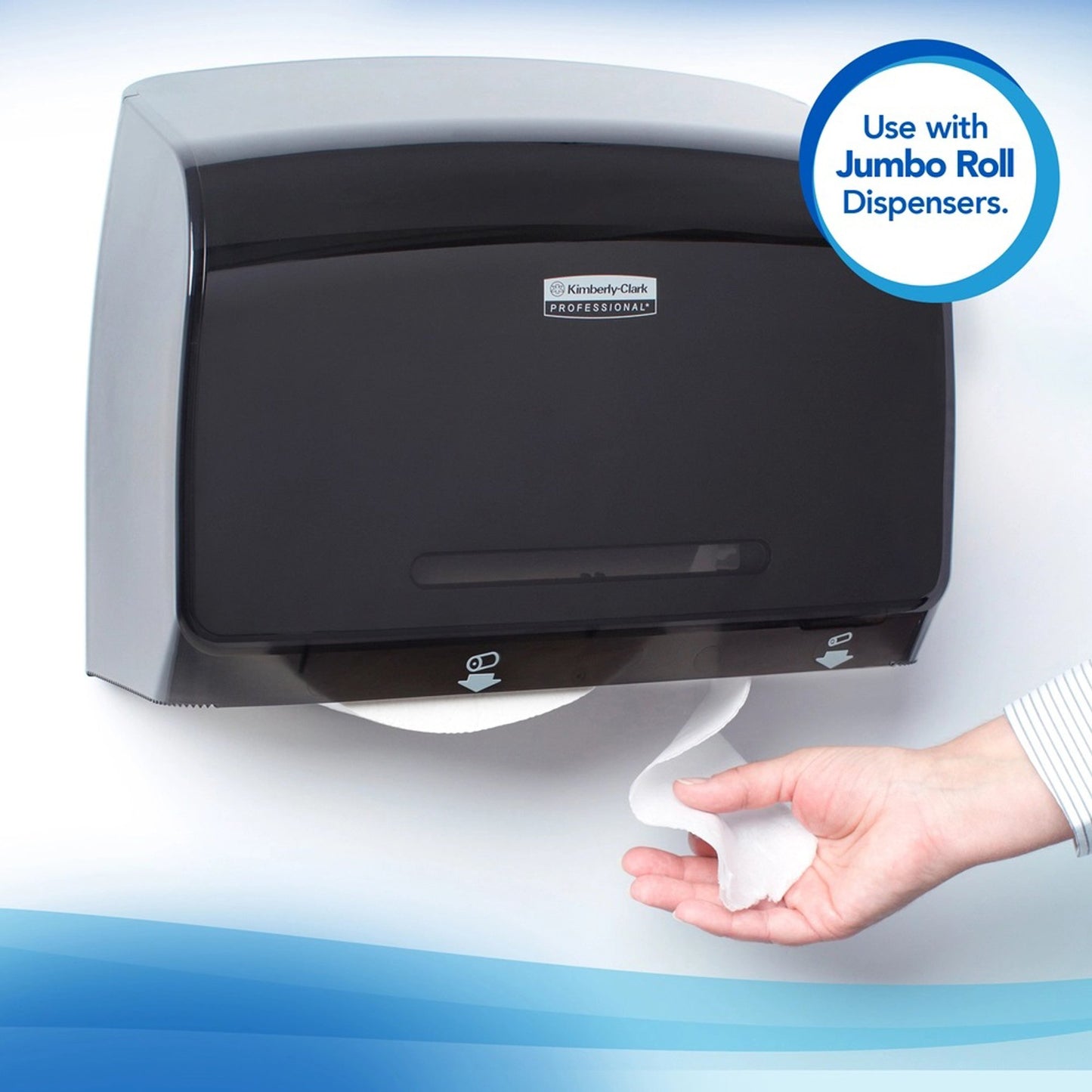 TISSUE, TOILET SCOTT JUMBO 2PLY WHT (12RL/CS)