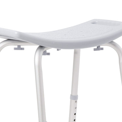 BENCH, BATH W/O BACK ALUMINUM FRAME 300LBS