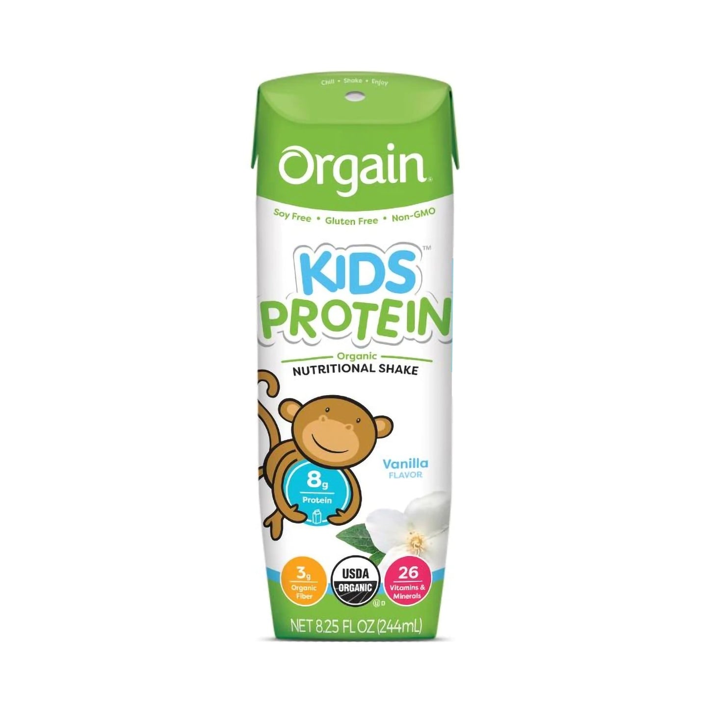 SHAKE, NUTRITIONAL KIDS PROT ORG VANILLA (12/CS)