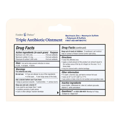 TRIPLE ANTIBIOTIC, OINT FT 1OZ
