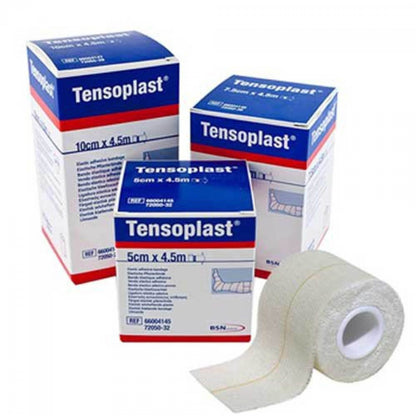 BANDAGE, ELAS ADHSV TENSOPLASTWHT 4"X5YDS (36/CS)