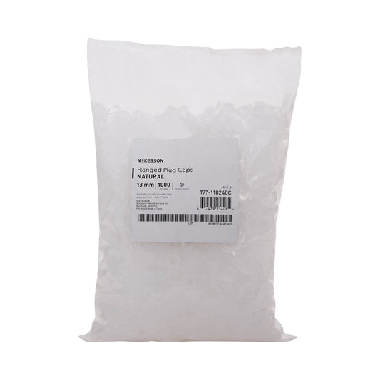 CAP, VAC TUBE NAT 13MM (1000/BG 20BG/CS)